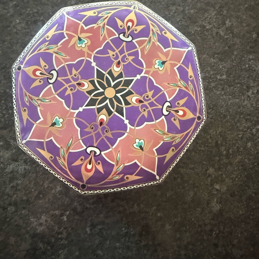 Meister Purple and Pink Decorative tin